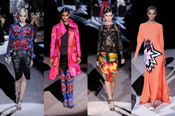Tom Ford shows colourful LFW line - Her World Singapore