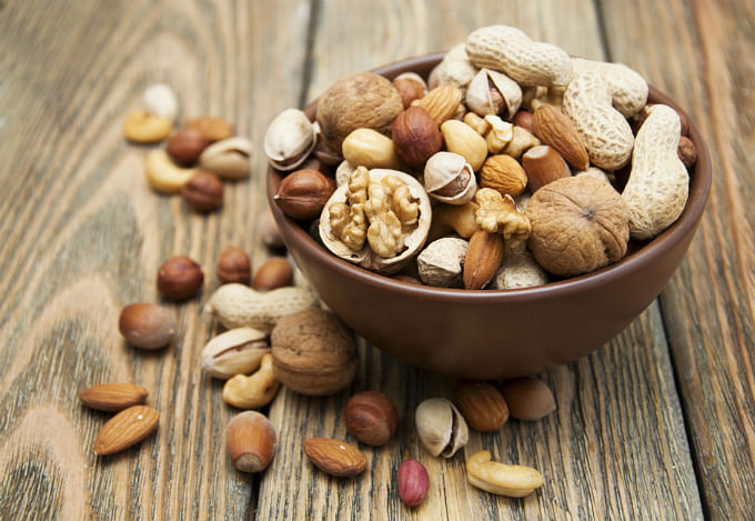 Top unhealthy holiday food and drinks salted nuts