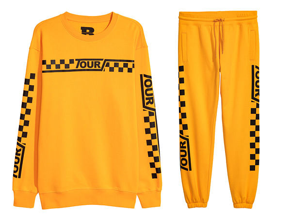 Purpose tour sales yellow sweatpants